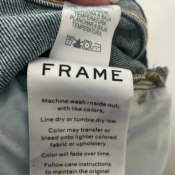 Frame denim le high‎ straight jeans fisher beach style size - Picture 4 of 7